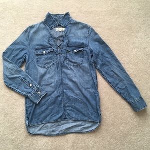 Madewell Chambray Top